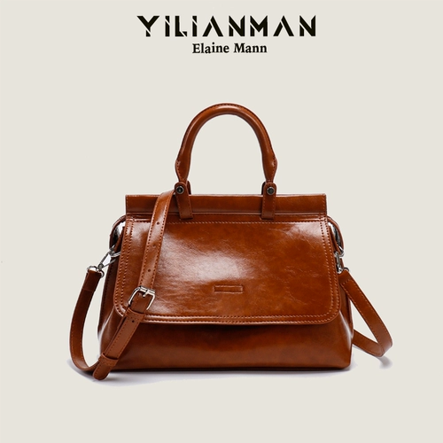 Ретро вместительная и большая портативная барсетка, сумка через плечо, коллекция 2022