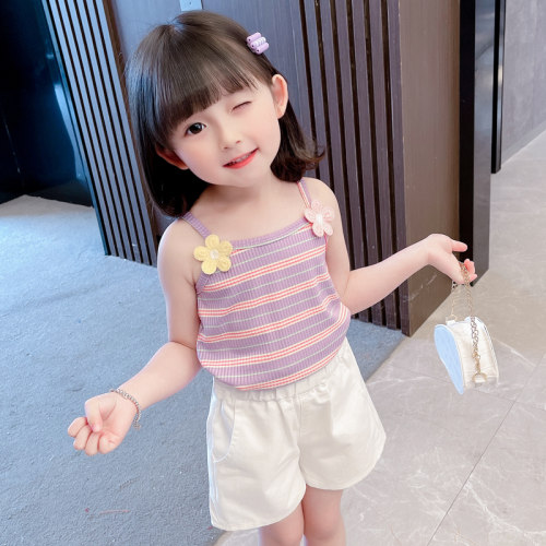 外穿吊带婴儿薄款女宝小童背心