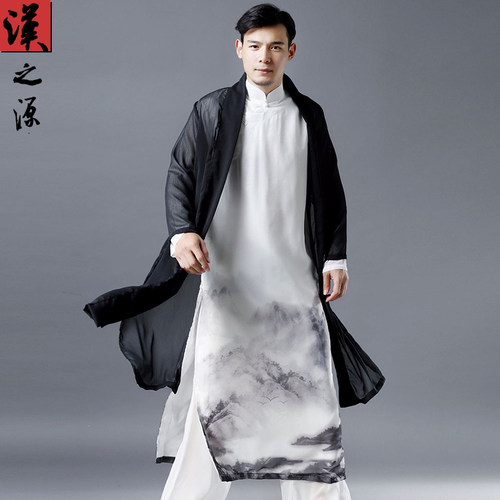 雪纺长衫轻薄百搭防晒风衣汉服