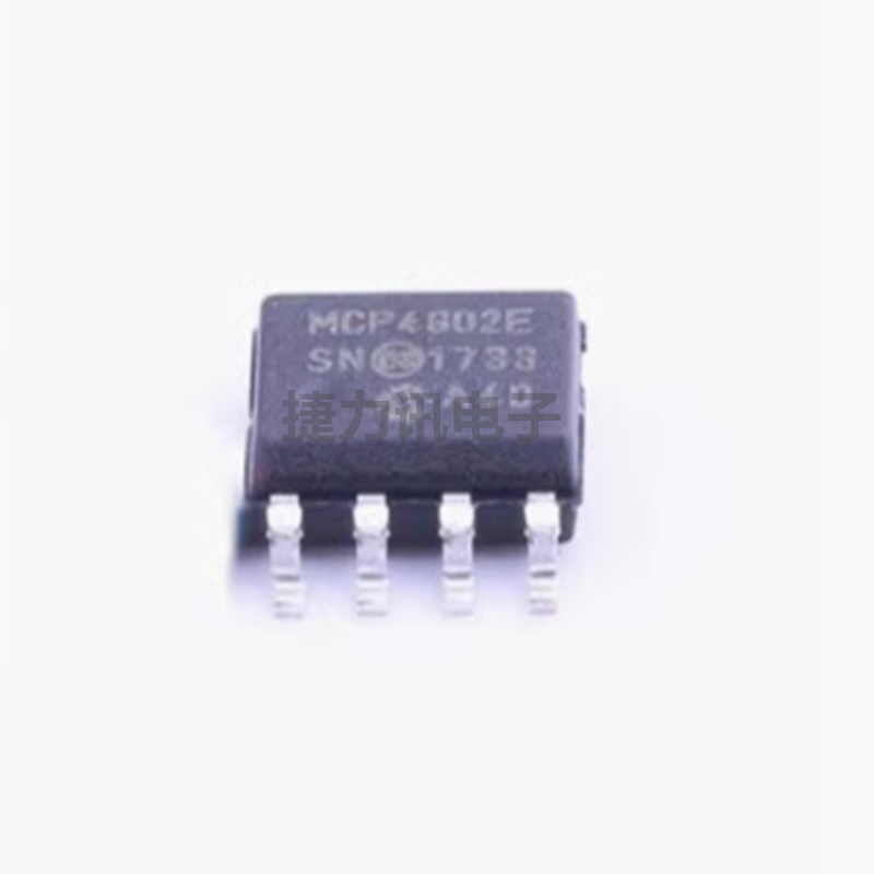 MCP4802-E/SN全新原装MCP4802-E/SOIC-8数模转换芯片DAC电压-缓冲