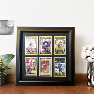 球星卡收纳相框摆台足球卡牌收纳展示相框NBA收藏防尘相框