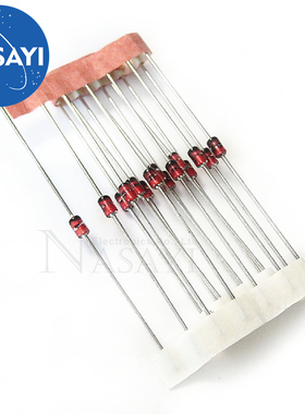 1N4764A 二极管 全新原装 1W 100V稳压管二级管 DO41编带 IN4764A