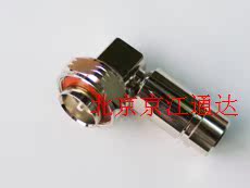 DIN(7/16)-JW1/2S 射频连接器 L29-JW1/2S 弯公头 接1/2超柔馈线