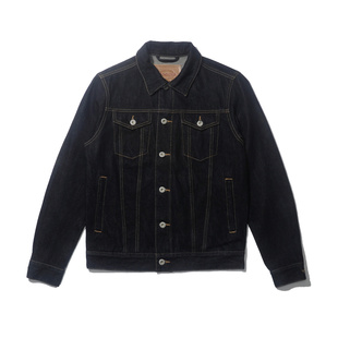 557经典款自制修身原色赤耳 男装夹克14.5OZ牛仔夹克jacket外套