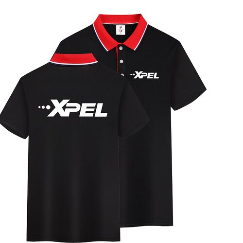 XPEL贴膜工作服翻领短袖