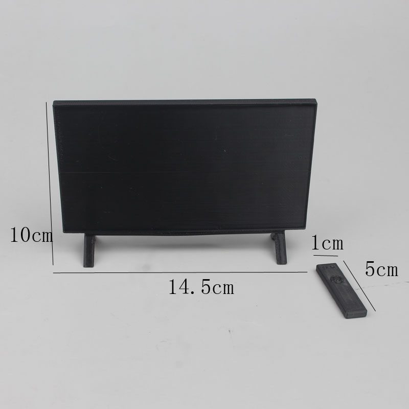 微缩模型玩具迷你客厅电视机65过家家玩具