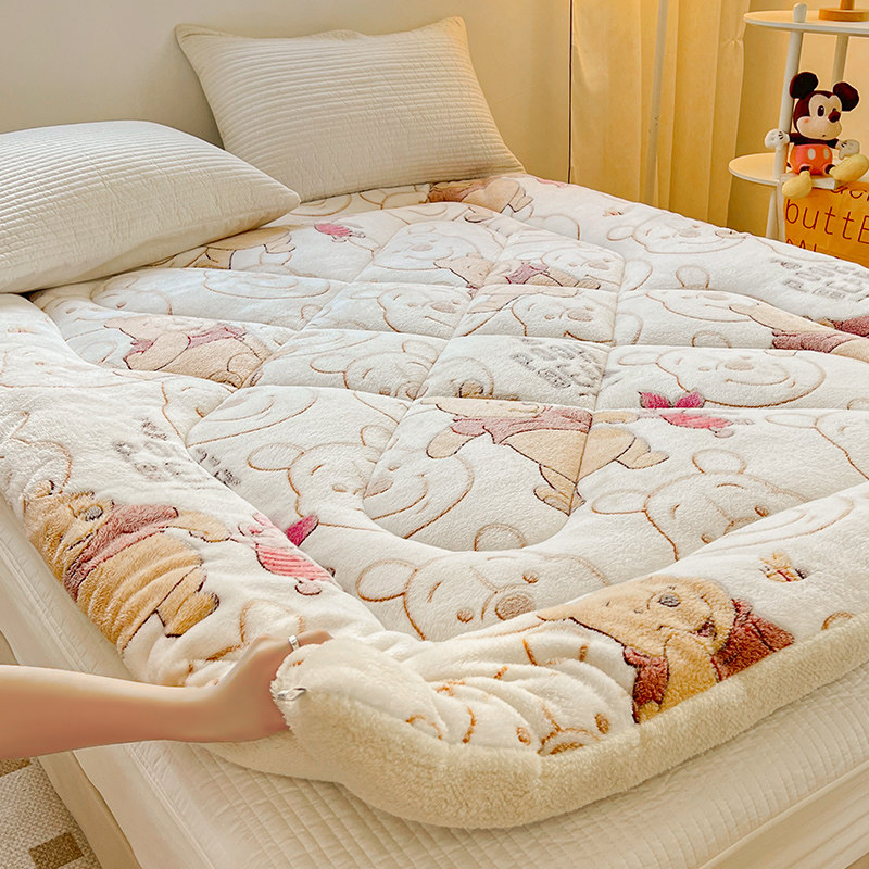 牛奶绒床垫冬季加厚羊羔绒软垫家用卧室榻榻米垫子单人床垫褥加绒,床上用品,床垫/床褥/床护垫/榻榻米床垫,淘宝优惠券,粉丝福利购,淘宝优惠卷