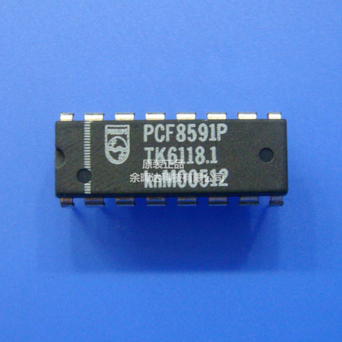 原装进口 正品 直插 AD DA 转换芯片PCF8591 PCF8591P DIP-16