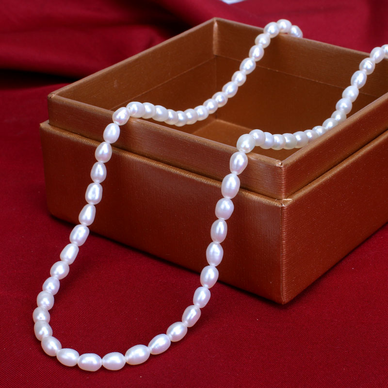 天然淡水珍珠项链米珠可叠加佩戴