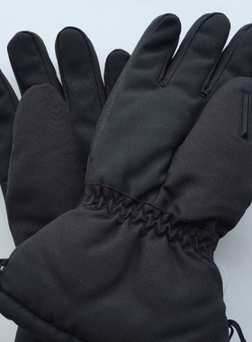 外贸加厚新雪丽加绒冬季防水带雨刮户外运动骑车骑行男式保暖手套