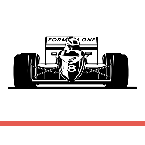 世界一级方程式f1赛车镂空墙贴纸