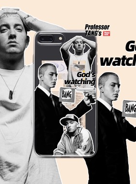 Eminem阿姆Rap嘻哈姆爷手机壳适用苹果iPhone13/2/11promax/X/XR