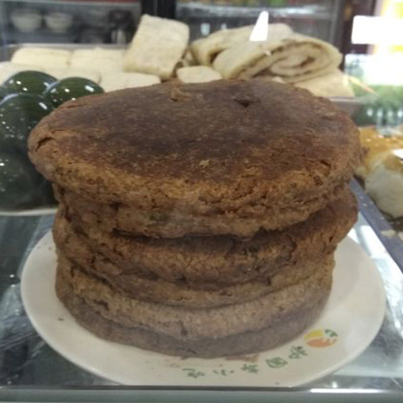 正宗北京特产护国寺小吃店麻酱糖饼1张新鲜现做清真食品