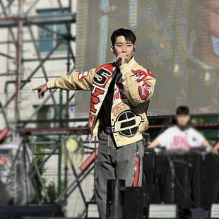 vibe嘻哈外套 满绣赛车棒球服夹克宽松美式 FOG VINTAGE朴宰范同款