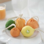 diy柠檬橘子水果手工皂模具亲子团建南瓜香皂伴手礼材料包送教程