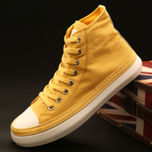 2025年新款 春秋透气板鞋 春季 帆布鞋 男鞋 百搭高帮休闲布鞋 男士 韩版