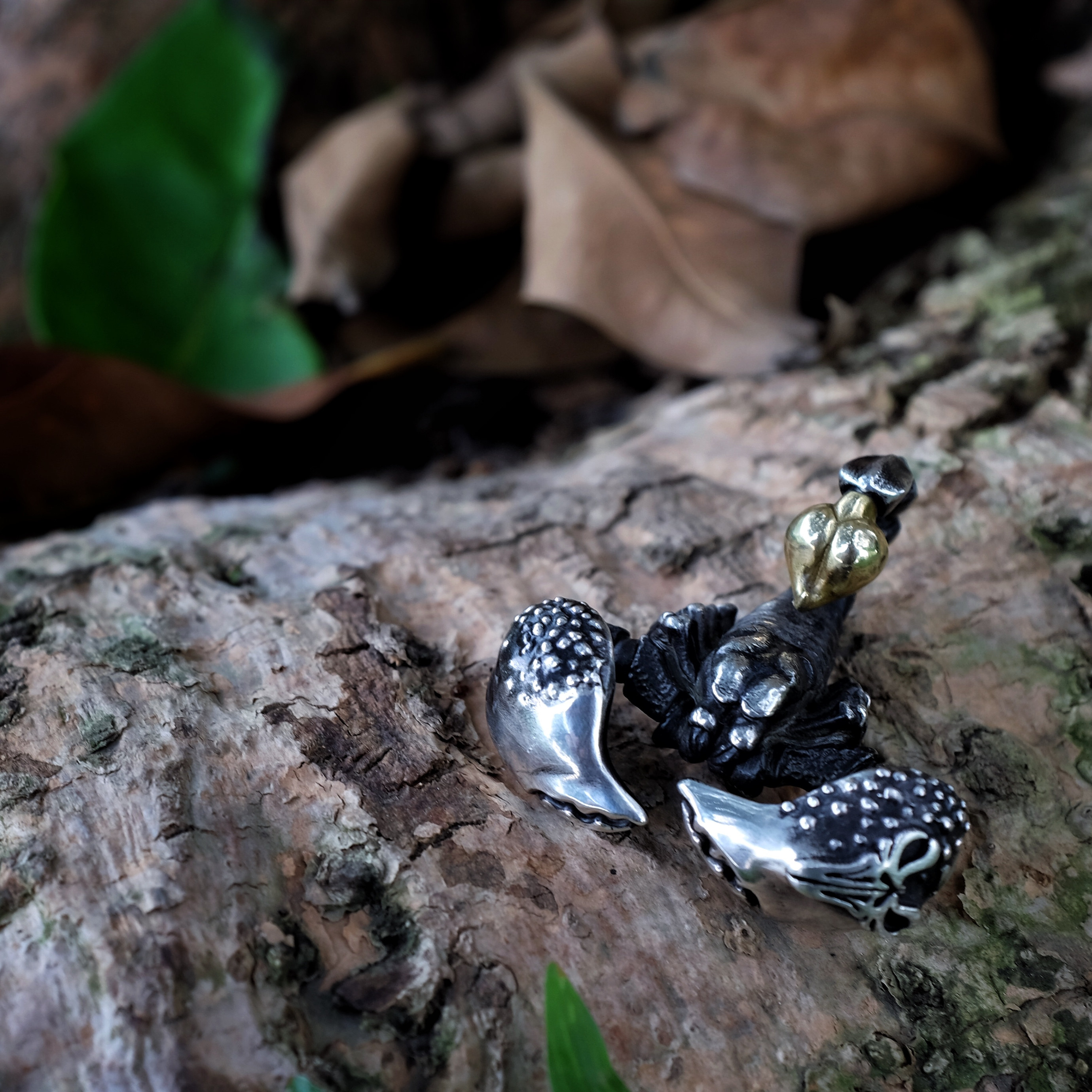 渡鸦原创致命武器蝎子手工银吊坠