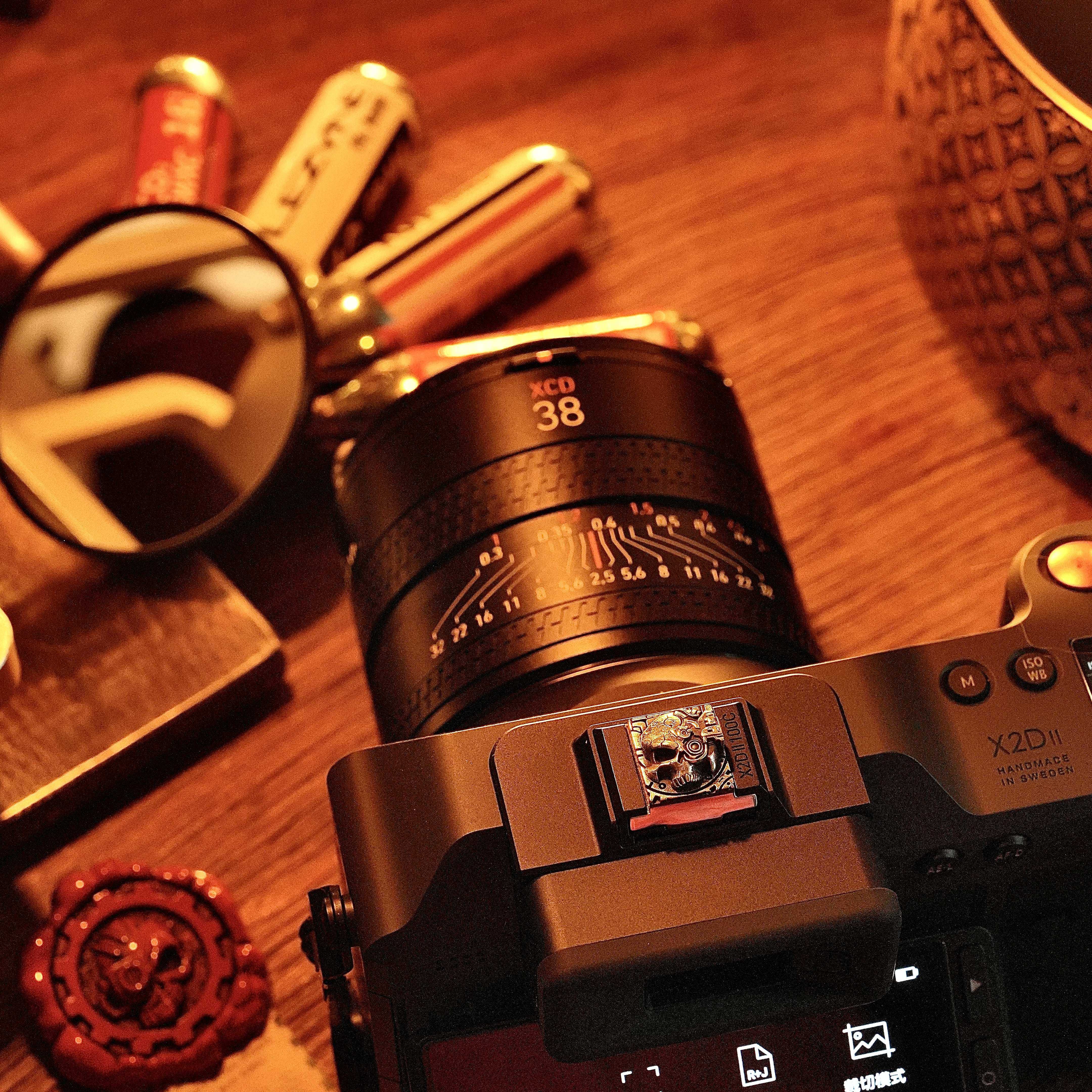 渡鸦原创机械神教哈苏X/理光GR4/徕卡M/富士纯银相机热靴盖保护盖