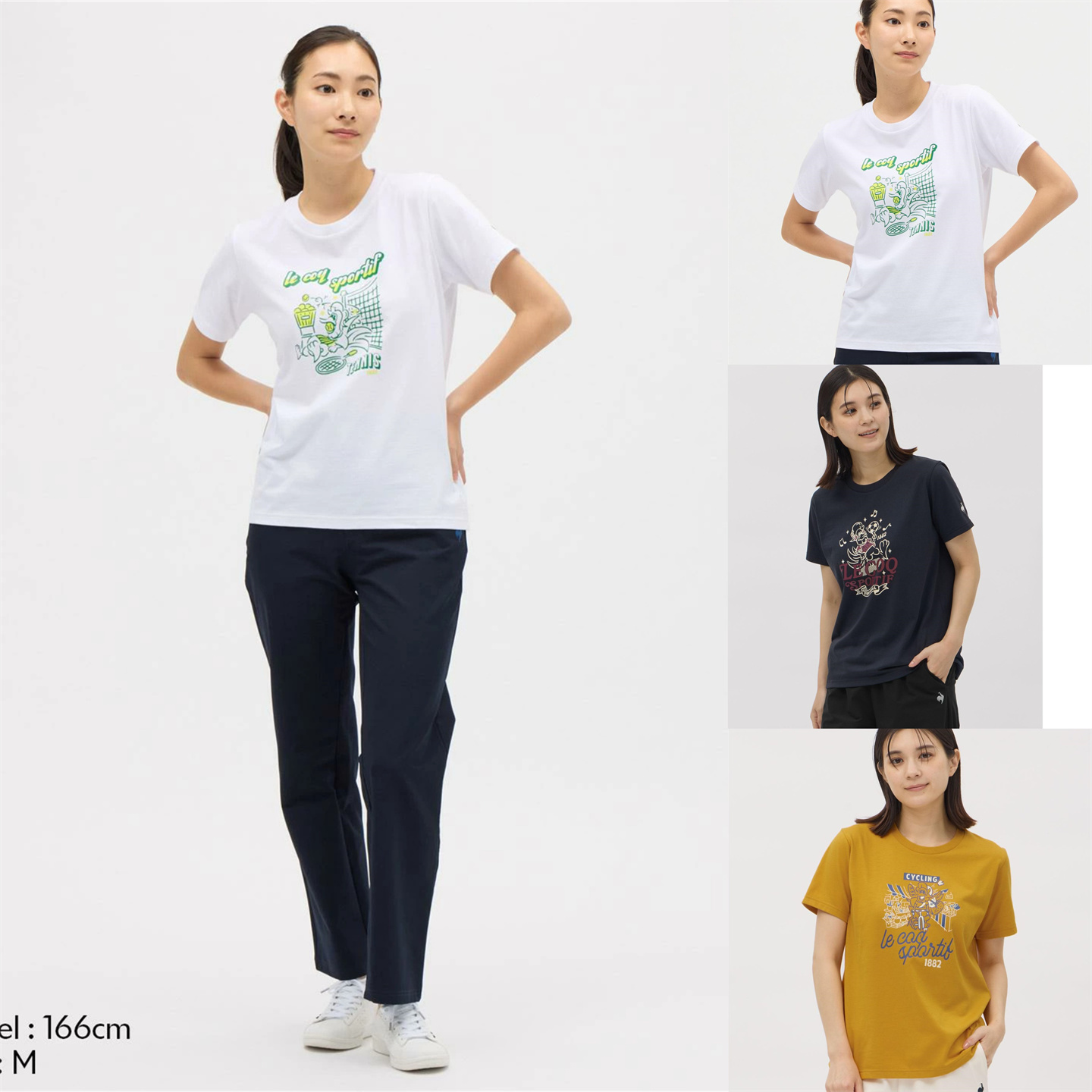 25年秋冬新日本正品代购乐卡克女士羽毛球服运动短袖速干衣吸汗