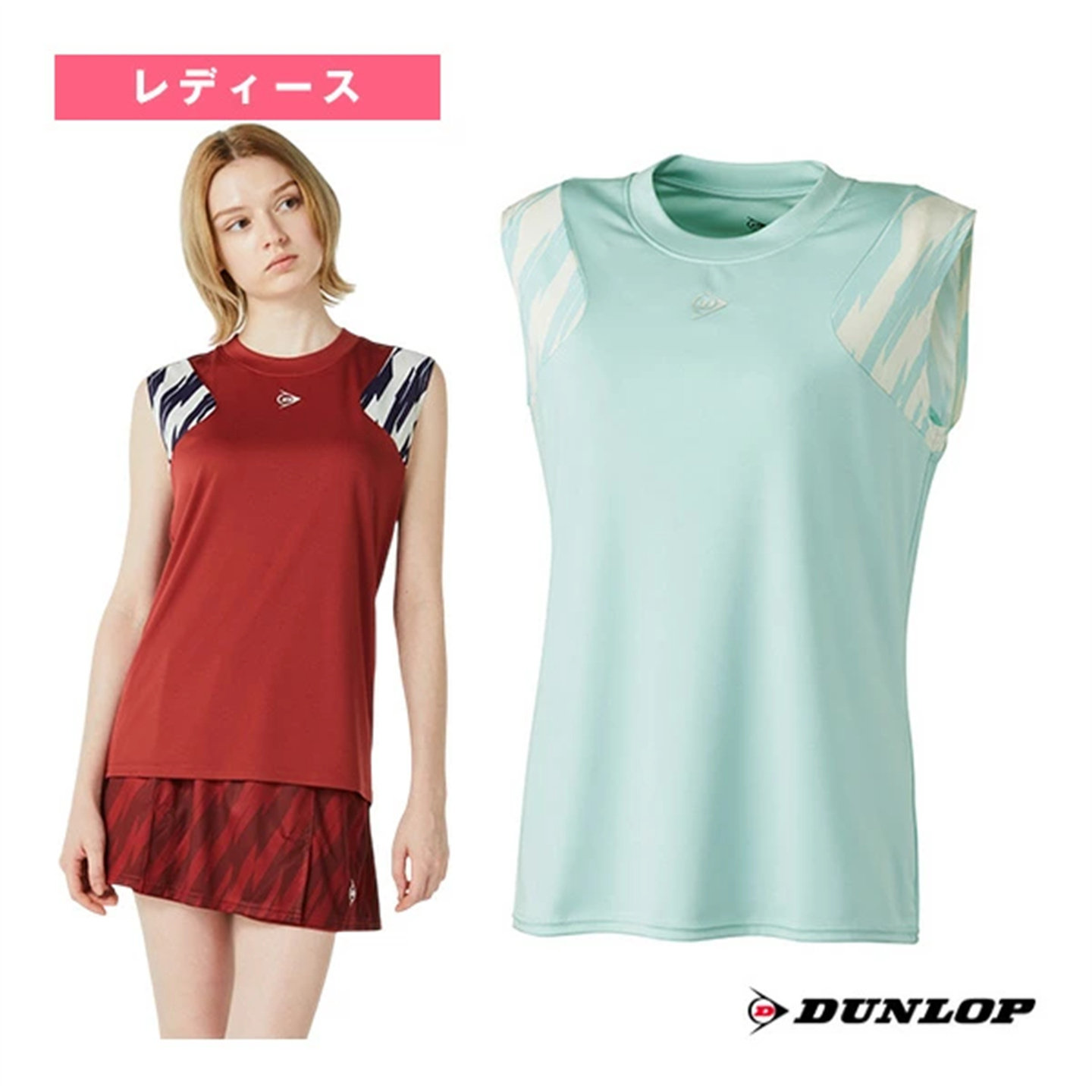 2025年秋冬新邓禄普女士高端羽毛球服短袖无袖速干衣日本正品代购
