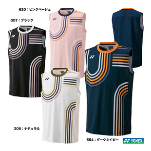 2025秋冬日本代购YONEX尤尼克斯羽毛球服短袖无袖速干衣男女同款
