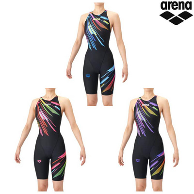 2026年春夏新款日本正品代购阿瑞娜女士五分连体泳衣竞速比赛款