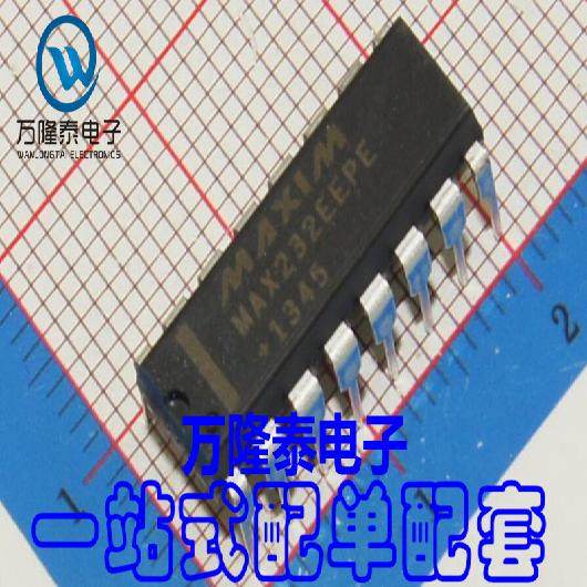 全新原装正品 MAX232EEPE+ 封装DIP16 收发器芯片 集成IC 直插