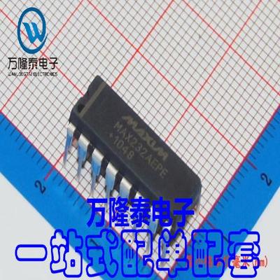 全新原装正品 MAX232AEPE MAX232 DIP-16 线路接收器IC 直插