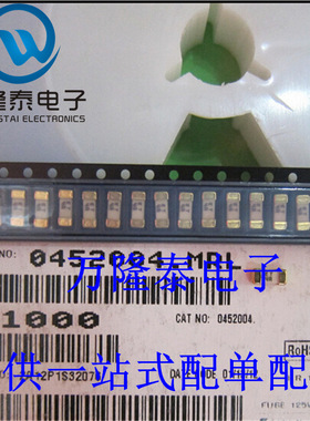 全新原装正品 0452004.MRL 力特延时保险丝4A, 125V 贴片SMD