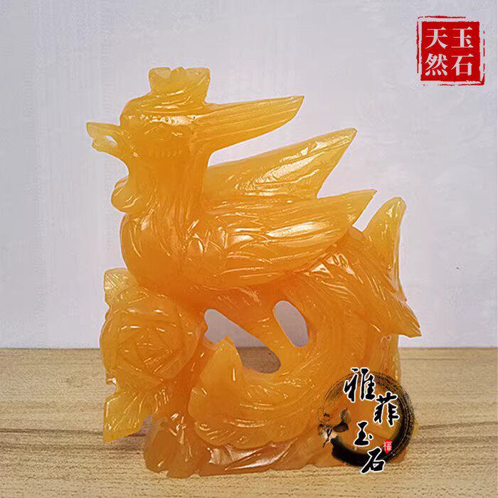 玉石招财中式客厅雕刻