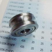 德国INA进口U型槽 导轨导轮纺机轴承  LFR5204-16KDD  槽宽16MM