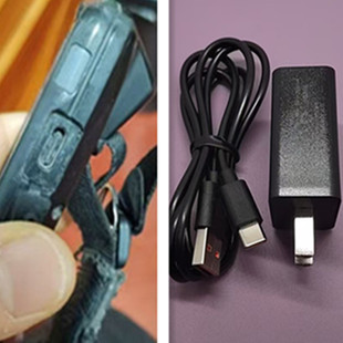 适用快递PDA巴枪充电器充电线type c电源线5v2A3A快充适配器USB