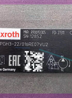 R900951305 PGH3-2X/016RE07VU2