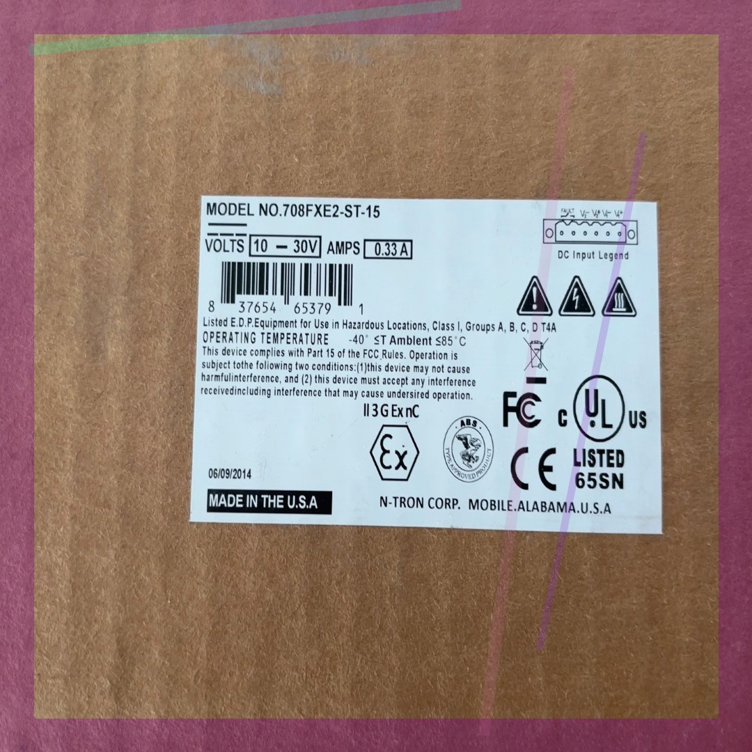 美国N-TRON恩创工业交换机 708FXE2-ST-15