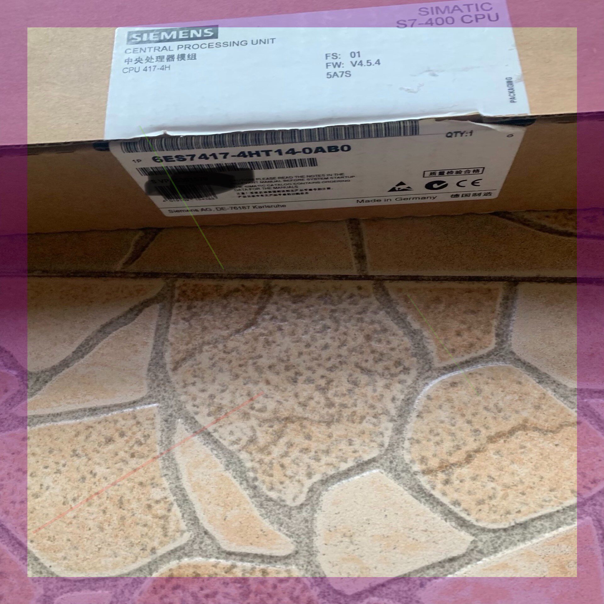西门子 PLC 6ES7 417-4HT14-0AB0