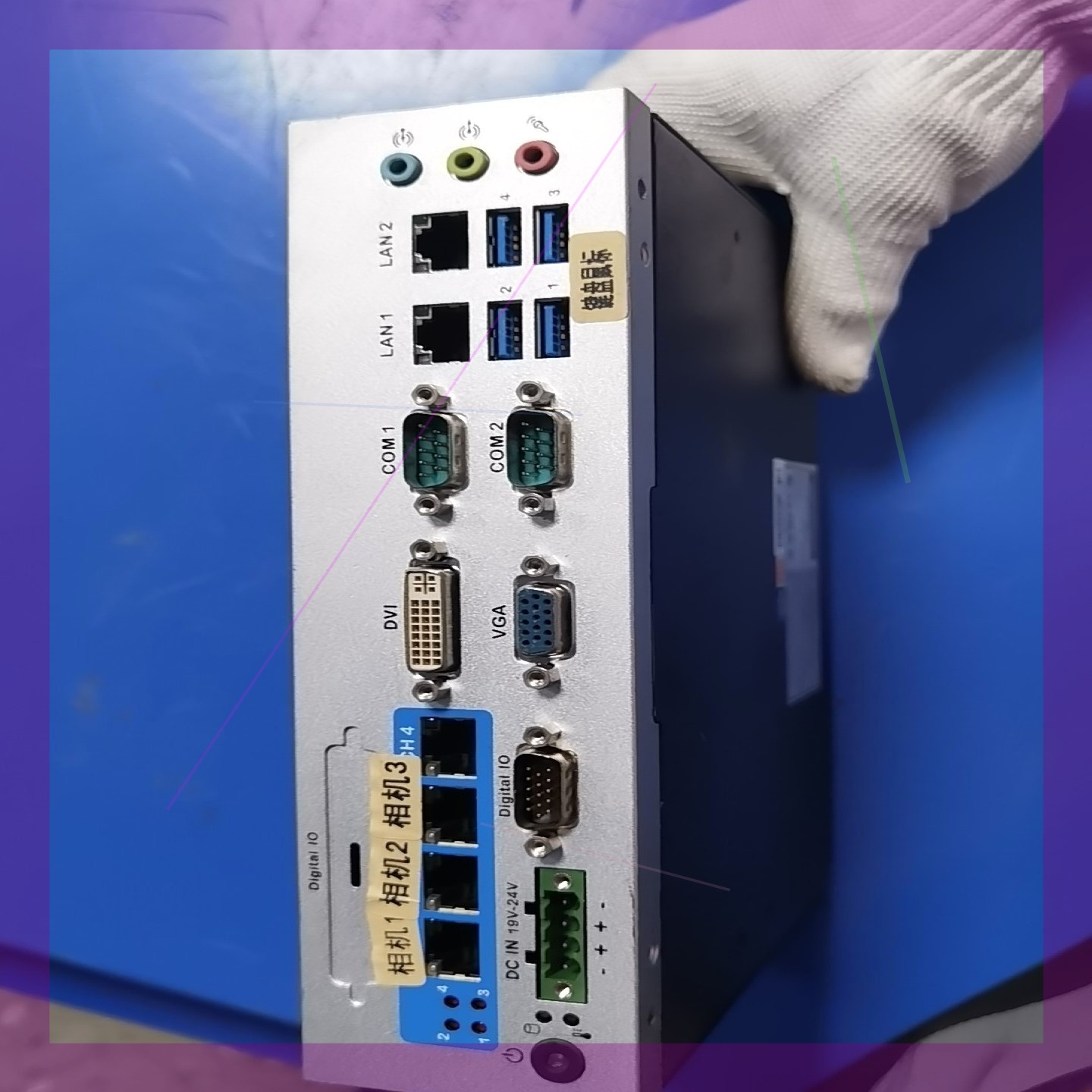 研华AIIS-1240-00A1E正品4通路千兆网供电机器视