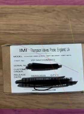 诺冠海隆电磁阀ICO3S EXD 12BAR 32 AUTO 1/4NPT