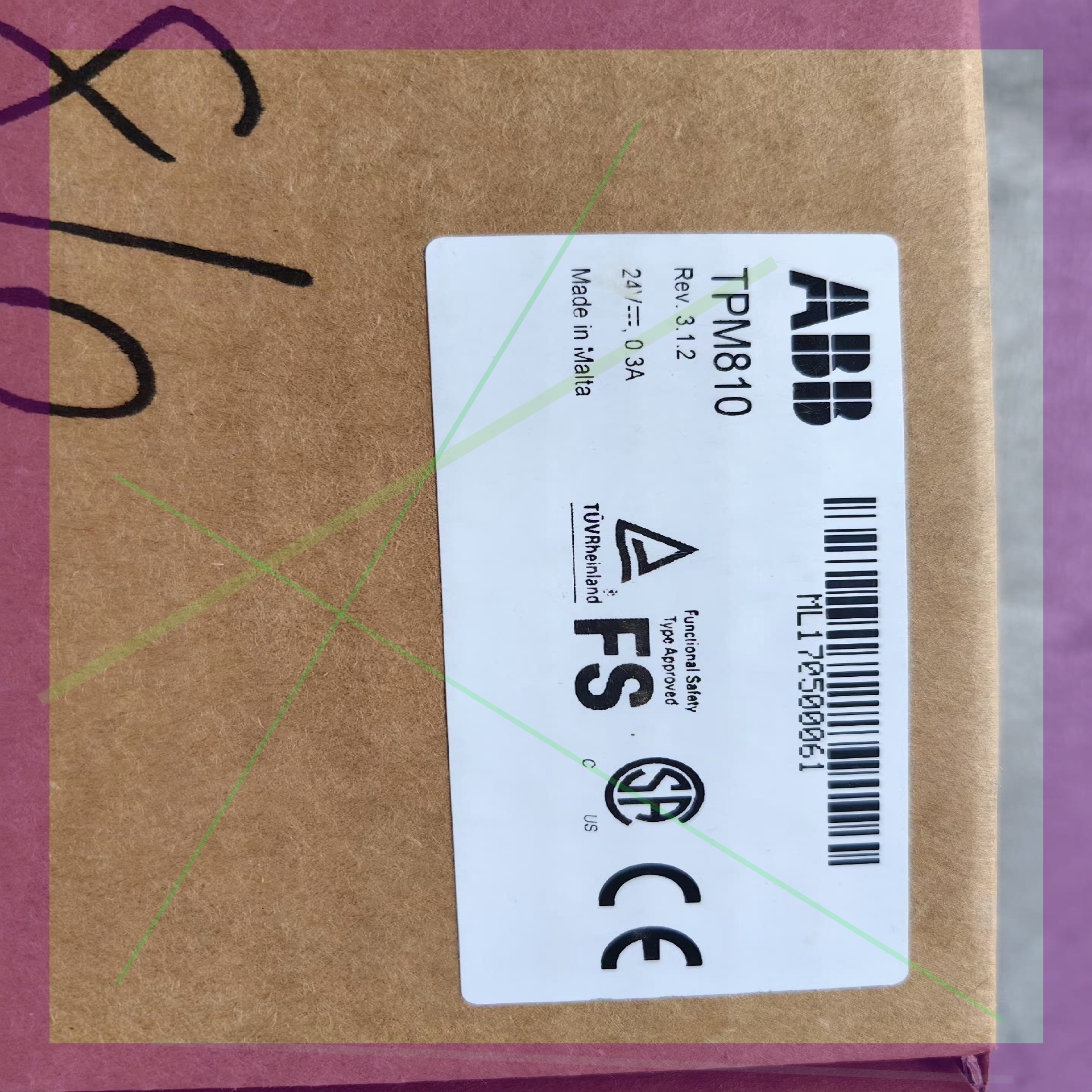 ABB伺服控制卡,型号:TPM810和VPM810