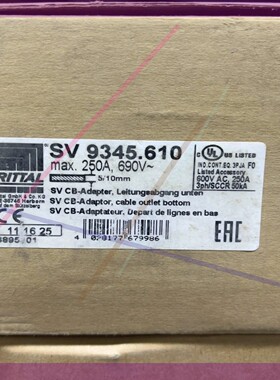 威图SV9345.610母线连接器,全新原装正品,690V,