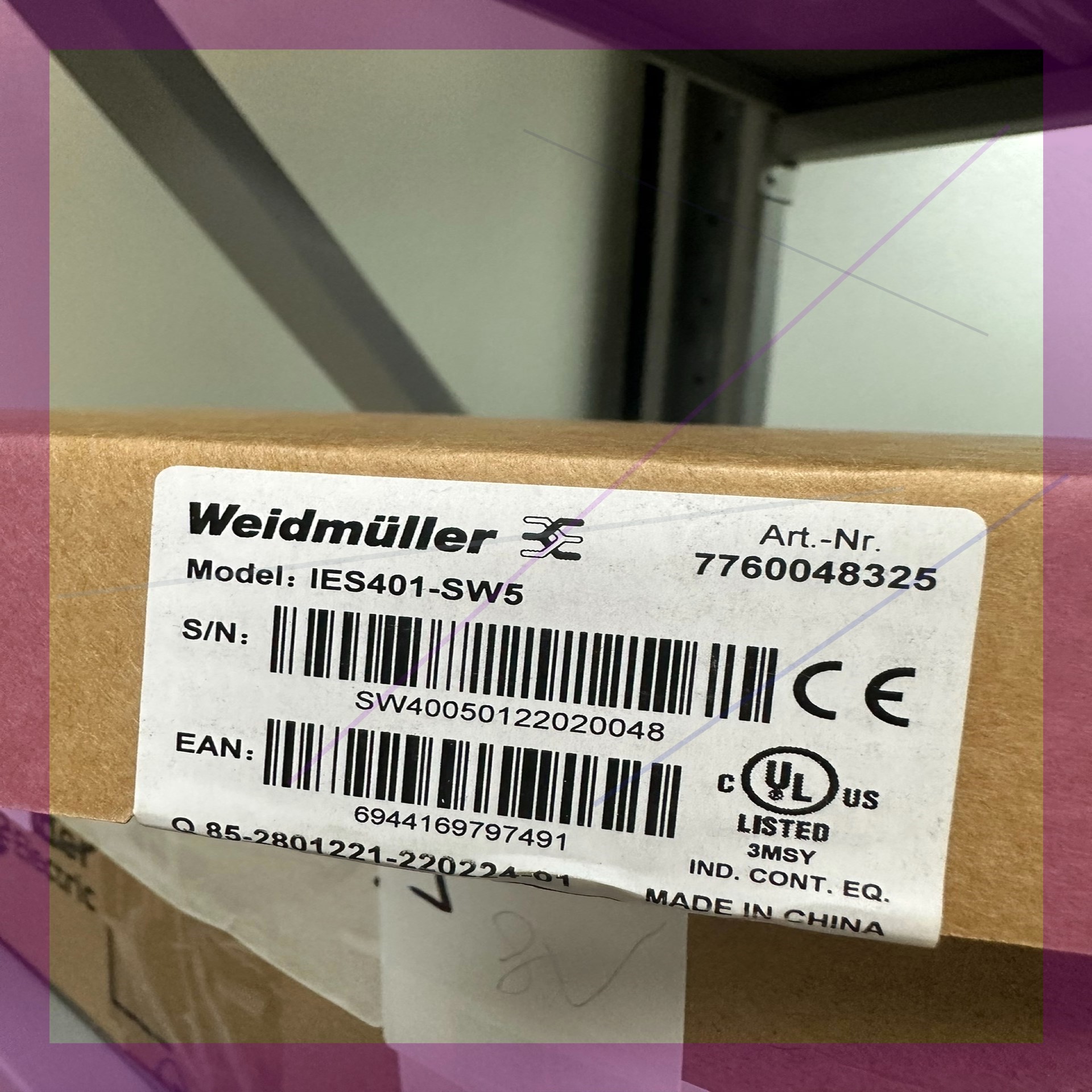 魏德米勒 交换机 7760048325 IES401-SW5