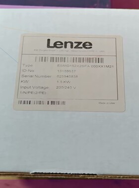 ESMD152X2SFA 伦茨变频器