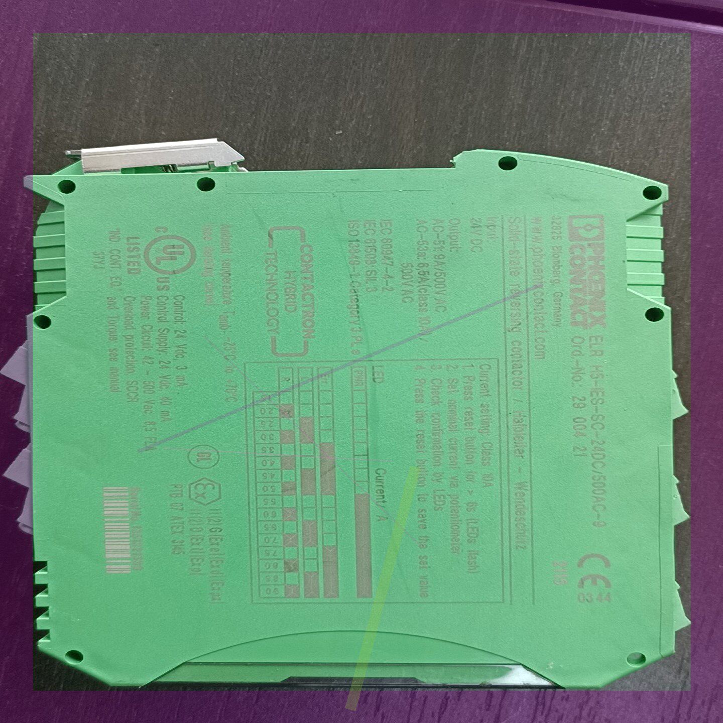 菲尼克斯 ELR H5-IES-SC-24DC/500AC-9