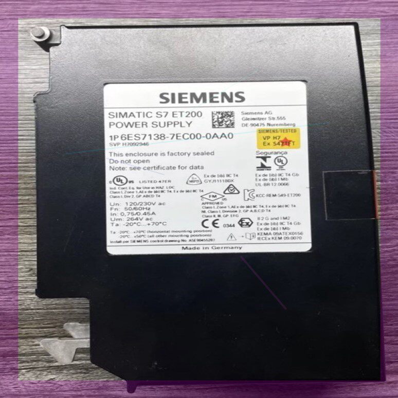 6ES7138-7EC00-0AA0西门子