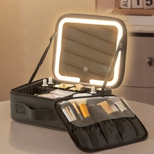 化妆包箱大容量带镜子外出随身携带收纳洗漱包女款爆款2025新款