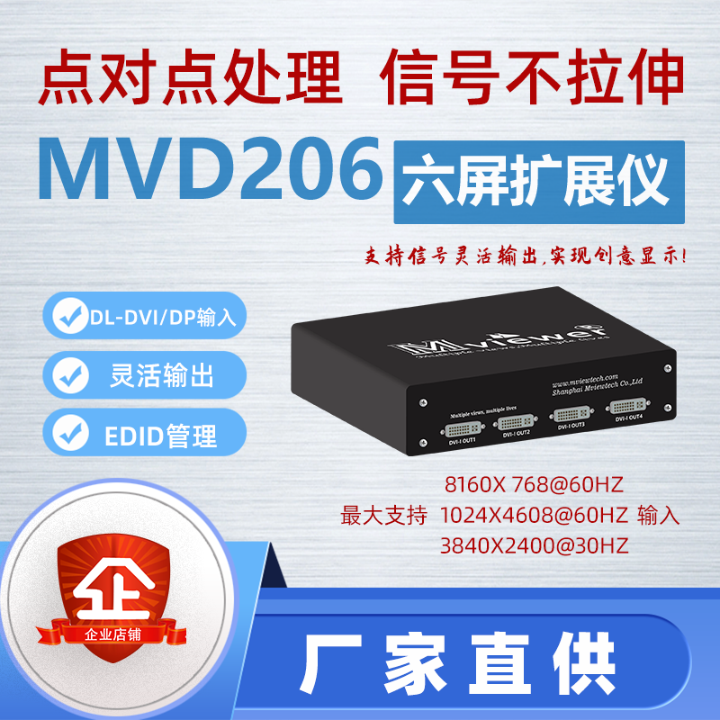 大视MV8K312屏宝支持一路HDMI2.1  16K输入12路2K或者6路4K30输出
