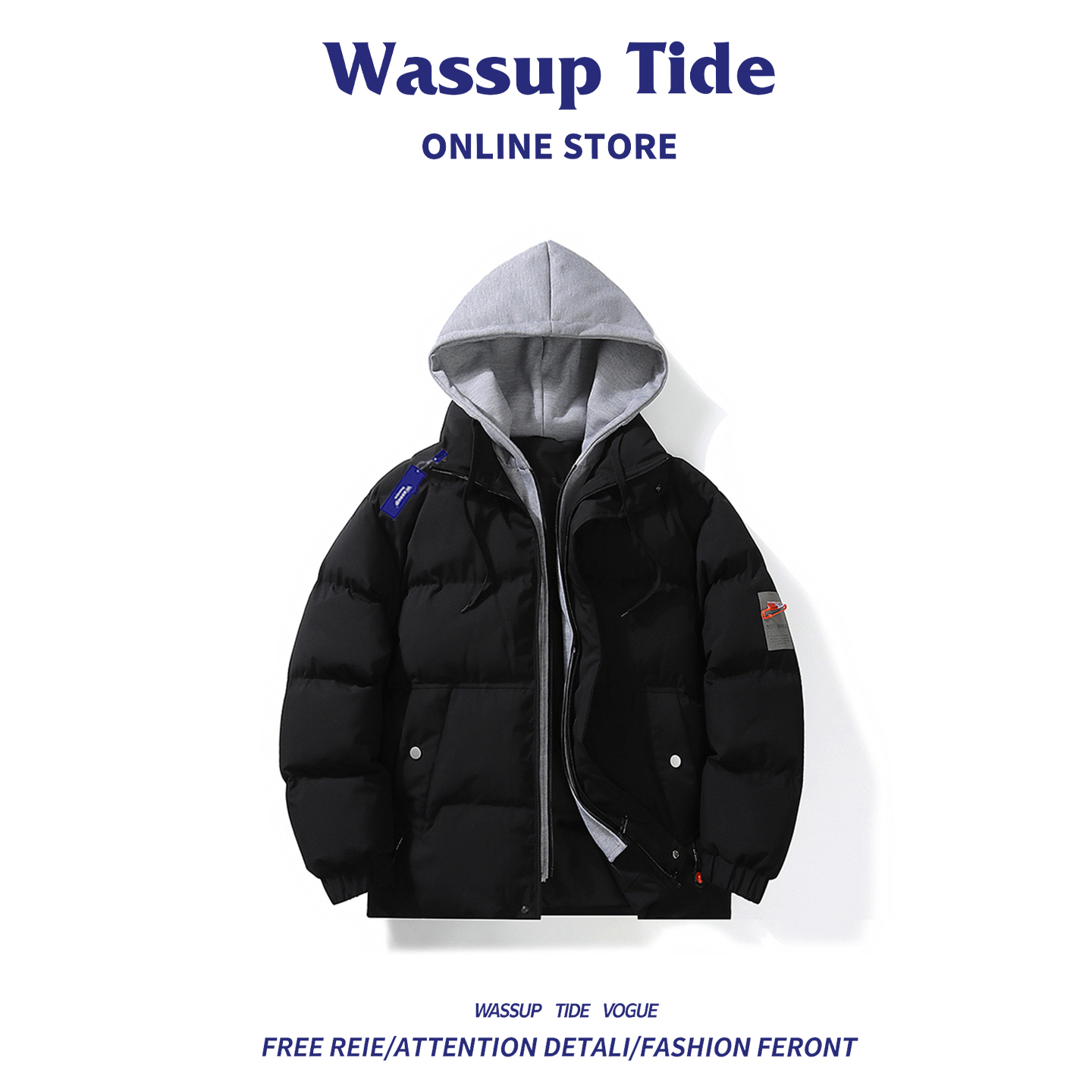 WASSUPTIDE男士冬季户外棉衣