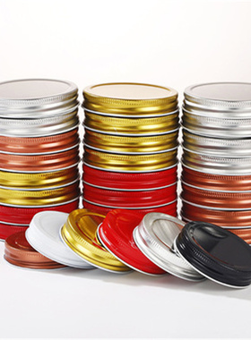 梅森罐盖子密封标口70mm86mm梅森盖果酱瓶密封罐一体盖子多色