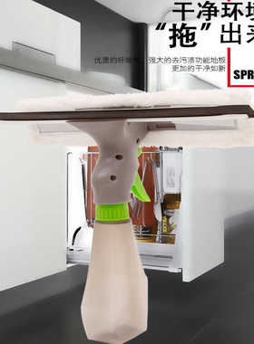 汽车玻璃清洁刷喷水喷雾家用窗户刮刷子Window Cleaner Too