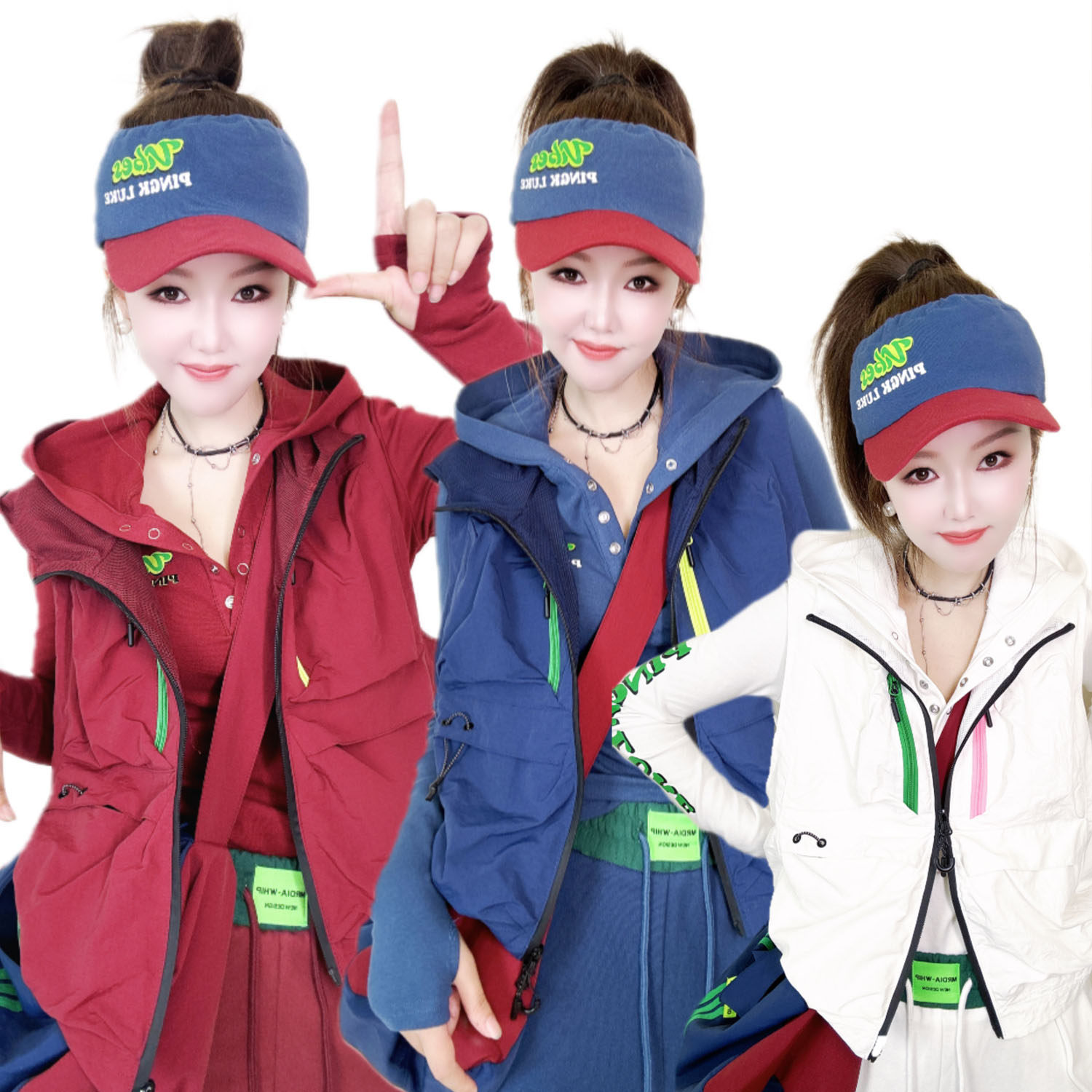 A137秋冬新品原创宽松显瘦时尚洋气减龄防风马夹外套女连帽马甲