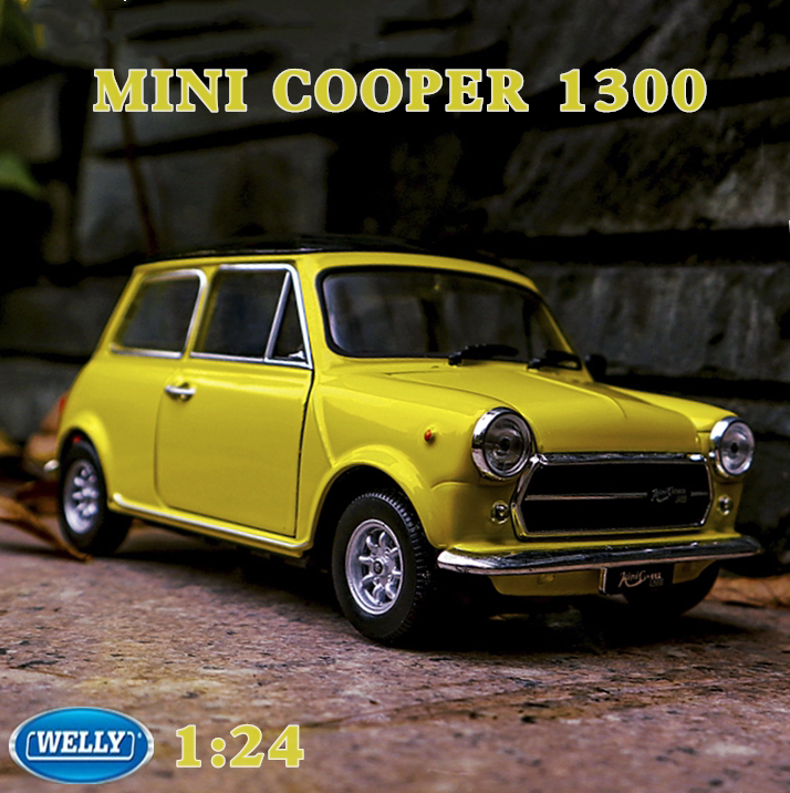 宝马原厂1:24迷你库珀车模cooper 1300仿真合金车模收藏摆件玩具